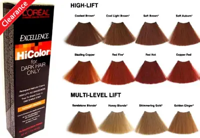 L'OREAL Excellence Salon Hair Color Dye Brown Hilights Gray Blonde Permanent NEW • $6.59