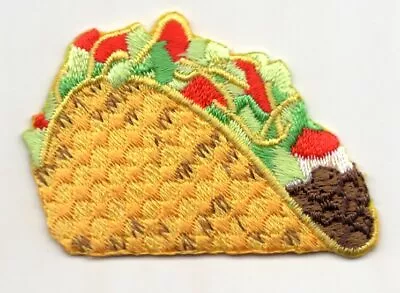 TACO Iron On Patch Fast Food Mexican • $3.29