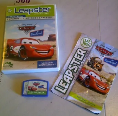 Leapster Learning Game: Disney Pixar Cars- Supercharged (K-1st Grade/5-8yr Old) • £7