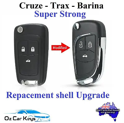 $14.67 • Buy Holden Cruze  Barina Trax Replacement Remote Flip Key Shell Cover  Case 3 Button