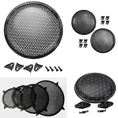 Speaker Waffle Grill Cover Mesh Metal Car Audio Subwoofer Guard Protector Lot • £41.99