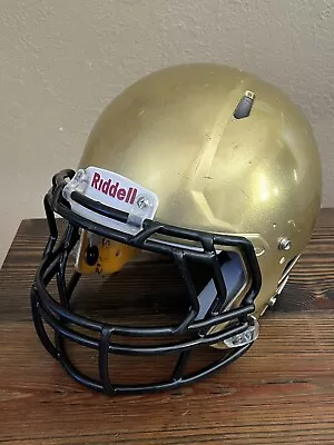 Used Gold 2014 Riddell Speed Football Helmet Adult Varsity Large • $75