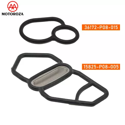 Fits For 1993-2001 Honda Prelude Dohc Vtec H22A Solenoid Gaskets Upper & Lower • $17.61