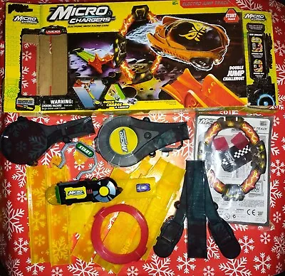 Micro Chargers Electronic Micro Racing Cars Electro Jump Stunt Track Launcher • $30