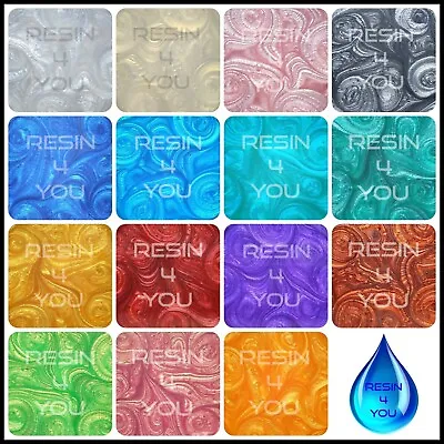 Premium Quality Mica Pearl Metallic Powder Pigments Epoxy Resin Art & Craft 10g • £3.25