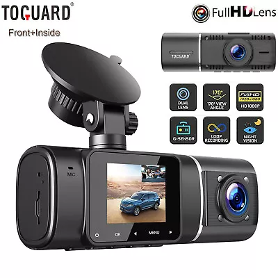 TOGUARD Dual Lens 1080P Dash Cam Night Vision Car Dash Camera For Truck Taxi • $78.99