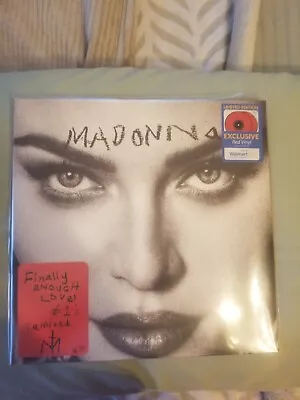 Madonna Finally Enough Love 2LP Walmart Exclusive Transulcent Red Vinyl SEALED • $15