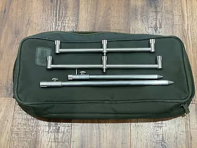 JAG 3 Rod Fixed Buzz Bars 316 Stainless Steel And Bank Stick Set • £89.99
