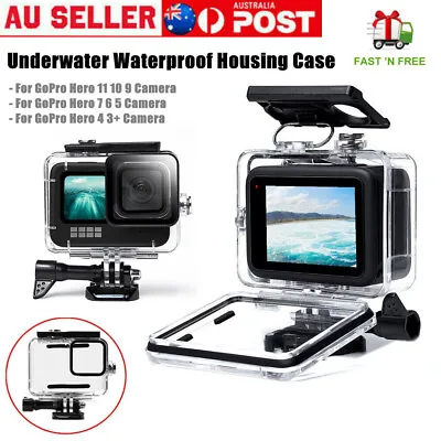 $19.75 • Buy For GoPro Hero 11 10 9 7 6 5 Waterproof Diving Camera Accessories Housing Case 