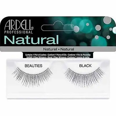 £3.95 • Buy Ardell Natural False Eyelashes - Beauties Black (65020)