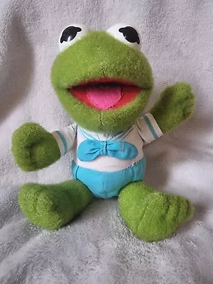  Vintage 1985 Hasbro Baby Kermit The Frog . Muppet Babies. Very Good Condition  • $30