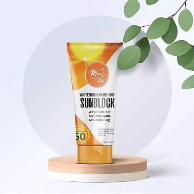 Rivaj UK - Whitening And Vanishing Sunblock SPF60 (100ml) • £15.40