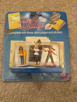 Vintage Debbie's Diary ~ 1989 Girl's Toy Figure Sets ~ Action GT Sealed • £5