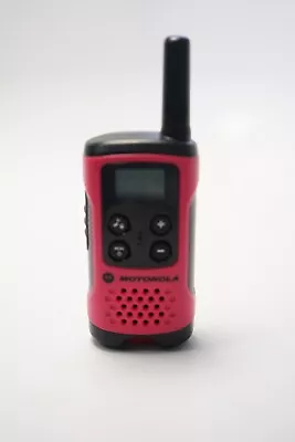 ONE Motorola Talkabout T107 Two-Way Radio 22-Channels 16 Mile Range Pink • $17.99