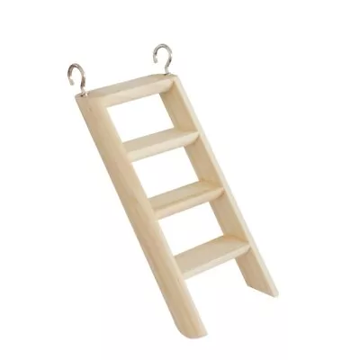 Hamster Climbing Ladder Natural Bridge Chew Toy For Guinea Pigs Hedgehogs • £6.16