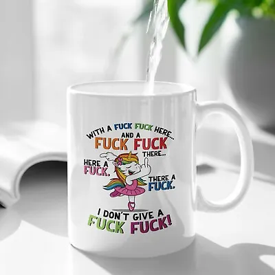 $16 • Buy Unicorn Funny Rude Personalised Ceramic Coffee Tea Mug Cup