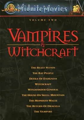 VAMPIRES AND WITCHCRAFT VOLUME TWO 2 New DVD Midnite Movies 9 Films OOP • $43.94