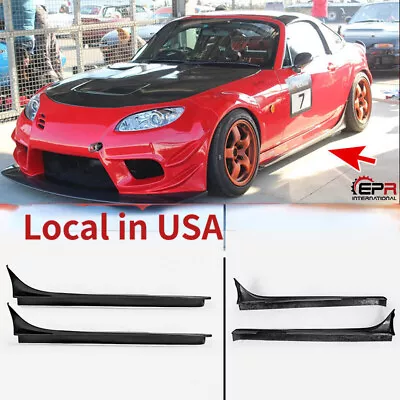 For Mazda MX5 NC NCEC Roster Miata FRP GVN Style Side Skirt Extension Parts 2pcs • $361.87