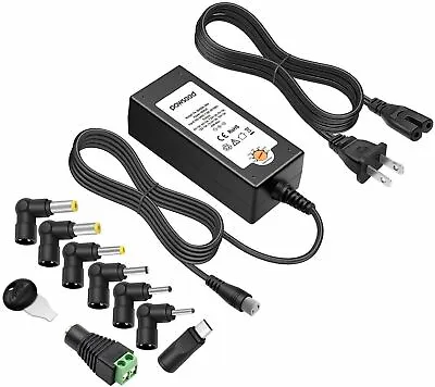 $19.10 • Buy Universal AC Adapter Charger 45W Multi Voltage Tips For Adjustable Power Supply 