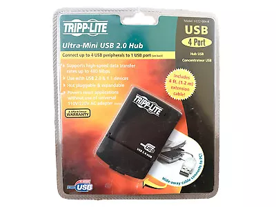 Tripp Lite Ultra Mini USB 2.0 Hub 4 Port Model U222-004-R New • $14.98