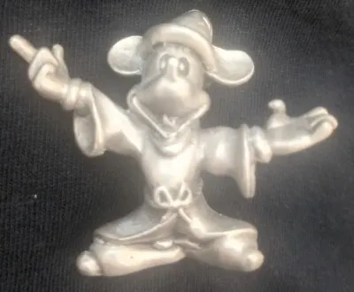 Walt Disney Mickey Mouse Fantasia Figurine 1940 #4962 Hudson Fine Pewter Figure • $19.99