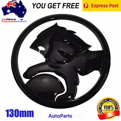 Holden Gloss Black Lion Badge To Suit Commodore VE VF SV6 SS SSV Front Grille • $24.99