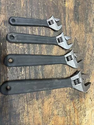 Mac Tools 12  10  8  6  Adjustable Wrench 4 Pc Aw95312 Aw95310 Aw95308 Aw95306 • $135