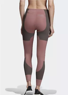 Adidas By Stella McCartney FITSENSE TRAINING Women Tights Pink Lycra EA2149 • $30.60