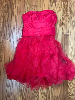 Zac Posen For Target Red FORMAL Prom SHORT LENGTH DRESS- 2 Piece Size 5 • $29