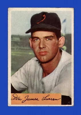 1954 Bowman Set-Break #101 Don Larsen RC LOW GRADE (crease) *GMCARDS* • $2.26