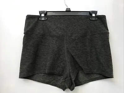 Victoria's Secret Heather Green Yoga Sport Compression Bike Tumble Shorts XL • $19.95