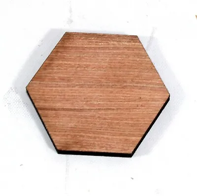Wood Hexagon 30cm Laser Cut Shape Embellishments Craft Wood Blanks 5mm Thick Ply • £52.50