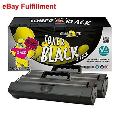 2 Black Toner Cartridge For Samsung ML1660 ML1670 ML1665 ML-1675 ML-1860 ML-1865 • £23.69