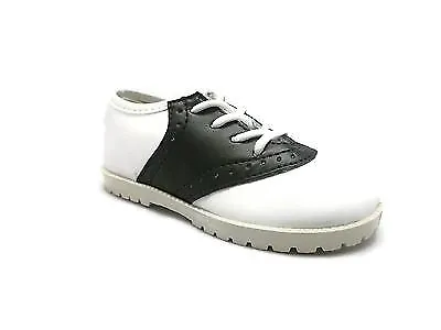 $14.99 • Buy NEW BLACK & WHITE Saddle Shoes PITTER PATTER Boys/Girls Infant/Toddler Size 1-10