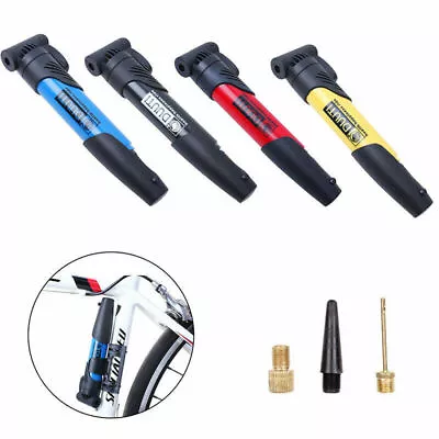 Mini Bicycle Hand Pump Mountain Bike Cycling Air Pump Tire Ball Inflator Gift • $7.99