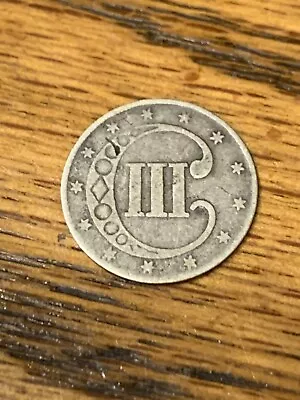1852 3CS Three Cent Silver Trime Rare Find! • $17.50