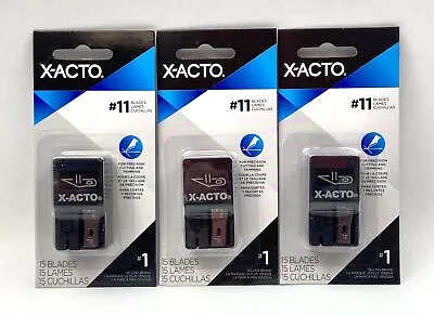 X-Acto Silver Knife Blades 15-Pack X411 Set Of 3 • $15