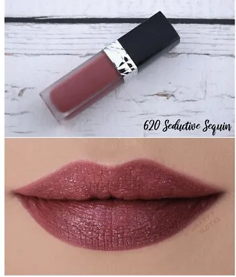 NEW In Box Rouge Dior  Forever Liquid Lipstick  Sequin Finish (620 Seductive) • $175