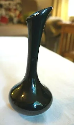 Vintage Van Briggle Pottery Bud Vase Black 7  • $18.99