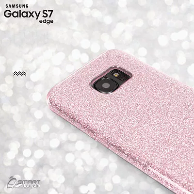 Glitter Shining Bling TPU Jelly Gel Case Cover For Samsung Galaxy S7 / S7 Edge • $5.99