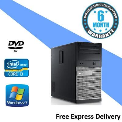£59.95 • Buy CHEAP Dell Optiplex 390 - Windows 7 PC Computer - Core I3 | 4GB | 500GB | DVD RW