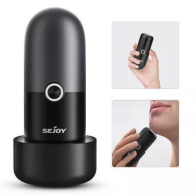 SEJOY Capsule Electric Shaver Mini Shaver With Stand Men's Portable • $16.90