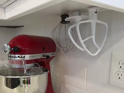 £6.78 • Buy 3 Pack - KitchenAid Mixer Attachment Mounts | Organize Your Paddle, Whisk, Hook