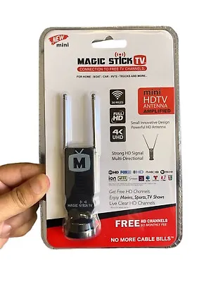 Magic Stick TV  Amplified HDTV Antenna Fire Stick TV UHF/VHF 8K 4K Clear HDTV • $13.97