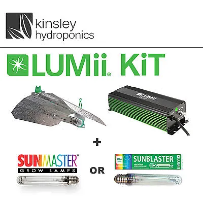 Lumii 600w Digital Dimmable Grow Light Kit. Your Choice Of Bulb. Hydroponics • £94.85
