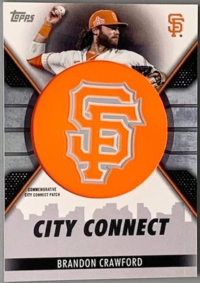 $4 • Buy 2023 Topps Series 1 Brandon Crawford City Connect Patch San Francisco Giants