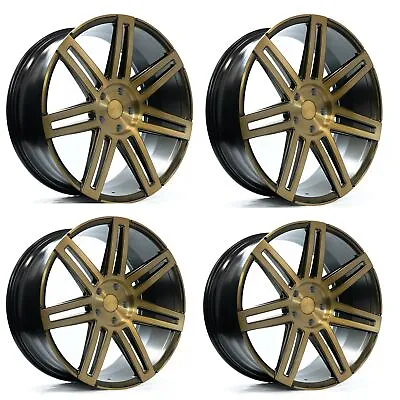 Set 4 24  Axe Wheels EX26 Bronze 24x10 6x135 28mm For Ford Lincoln Truck Rims • $2580