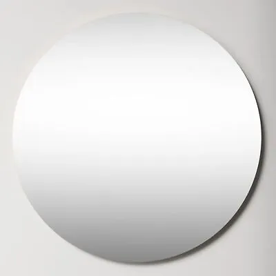 £29.99 • Buy Meykoers Frameless Round Mirror Bathroom Vanity Living Room Bedroom Wall Decor