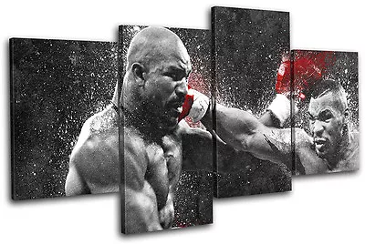 Mike Tyson Boxing Grunge Sports MULTI CANVAS WALL ART Picture Print • $109.99