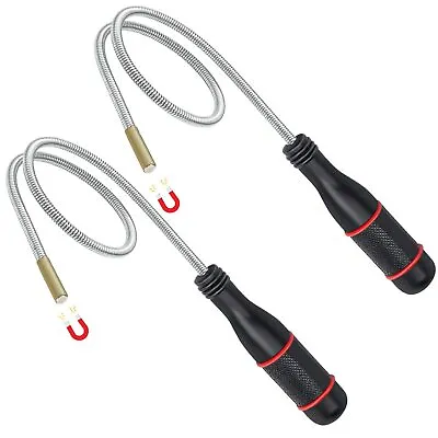 Magnetic Pickup Tool Bendable Retriever Stick For Hard To Reach Items 2 Pack • $12.36